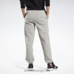 kvinner middels grå lyng 2X42N358 Reebok identitet fleece joggere - Bilde 3