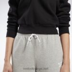 kvinner middels grå lyng 2X42N358 Reebok identitet fleece joggere - Bilde 4