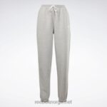 kvinner middels grå lyng 2X42N358 Reebok identitet fleece joggere - Bilde 7