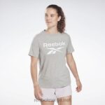 kvinner middels grå lyng 2X42N703 Reebok identitet t-skjorte