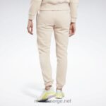 kvinner myk ecru 2X42N438 Reebok lux fleecebukser - Bilde 3