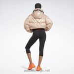 kvinner myk ecru 2X42N845 Reebok victoria beckham pufferjakke - Bilde 3