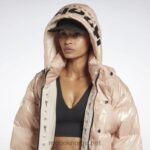 kvinner myk ecru 2X42N845 Reebok victoria beckham pufferjakke - Bilde 5
