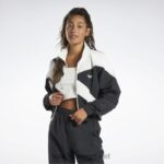 kvinner nattsvart 2X42N206 Reebok klassisk franchise treningsjakke