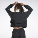 kvinner nattsvart 2X42N206 Reebok klassisk franchise treningsjakke - Bilde 3