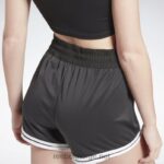 kvinner nattsvart 2X42N412 Reebok treningsklare høyhusshorts - Bilde 5