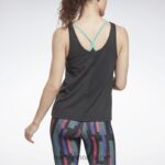 kvinner nattsvart 2X42N447 Reebok treningsklar supremium grafisk tank-topp - Bilde 4