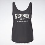 kvinner nattsvart 2X42N447 Reebok treningsklar supremium grafisk tank-topp - Bilde 7