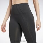 kvinner nattsvart 2X42N449 Reebok treningsklare vektorleggings - Bilde 5