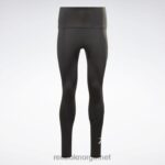 kvinner nattsvart 2X42N449 Reebok treningsklare vektorleggings - Bilde 6