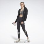 kvinner nattsvart 2X42N466 Reebok moderne safari-leggings - Bilde 2