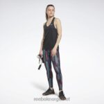 kvinner nattsvart 2X42N519 Reebok treningsklar tanktop med mesh-rygg - Bilde 2