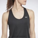kvinner nattsvart 2X42N519 Reebok treningsklar tanktop med mesh-rygg - Bilde 4