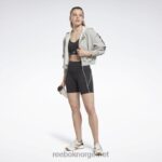 kvinner nattsvart 2X42N531 Reebok treningsklare polyshorts - Bilde 2