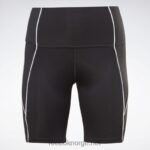 kvinner nattsvart 2X42N531 Reebok treningsklare polyshorts - Bilde 6