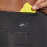kvinner nattsvart 2X42N570 Reebok treningsklare bukseprogram leggings - Bilde 4