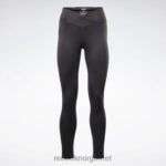 kvinner nattsvart 2X42N570 Reebok treningsklare bukseprogram leggings - Bilde 6