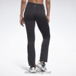 kvinner nattsvart 2X42N677 Reebok treningsklare bukseprogram bootcut-bukser - Bilde 3