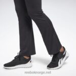 kvinner nattsvart 2X42N677 Reebok treningsklare bukseprogram bootcut-bukser - Bilde 5