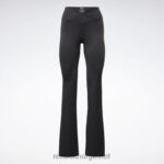 kvinner nattsvart 2X42N677 Reebok treningsklare bukseprogram bootcut-bukser - Bilde 6