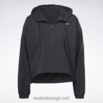 kvinner nattsvart 2X42N742 Reebok løpende vevd jakke - Bilde 7