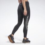 kvinner nattsvart 2X42N842 Reebok moderne safari-leggings - Bilde 4