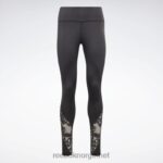 kvinner nattsvart 2X42N842 Reebok moderne safari-leggings - Bilde 8