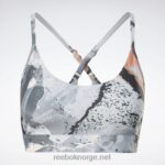 kvinner ren grå 3 2X42N508 Reebok lux strappy allover print fet bh - Bilde 6