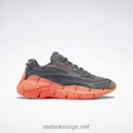 kvinner ren grå 6/ren grå 7/oransje bluss 2X42N219 Reebok zig kinetica 2.5 sko