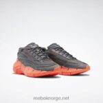 kvinner ren grå 6/ren grå 7/oransje bluss 2X42N219 Reebok zig kinetica 2.5 sko - Bilde 5