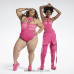 kvinner rosa fusion/svart 2X42N440 Reebok cardi b kroppslag - Bilde 4