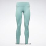 kvinner semi klassisk blågrønn 2X42N442 Reebok lux leggings - Bilde 6