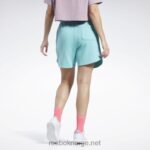 kvinner semi klassisk blågrønn 2X42N747 Reebok klassiske strikkeshorts - Bilde 4