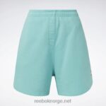 kvinner semi klassisk blågrønn 2X42N747 Reebok klassiske strikkeshorts - Bilde 7