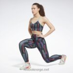 kvinner semi stolt rosa 2X42N539 Reebok myt allover print tights - Bilde 3