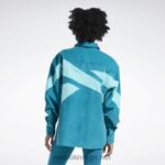 kvinner sjøhavn krikkand 2X42N291 Reebok cardi b cordfløyel cover-up - Bilde 2