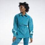 kvinner sjøhavn krikkand 2X42N291 Reebok cardi b cordfløyel cover-up