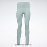 kvinner sjøsiden grå 2X42N476 Reebok lux tights med høy midje - Bilde 6