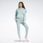 kvinner sjøsiden grå 2X42N639 Reebok classics natural dye fleece-hettegenser - Bilde 3