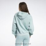 kvinner sjøsiden grå 2X42N639 Reebok classics natural dye fleece-hettegenser - Bilde 4