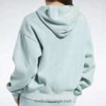 kvinner sjøsiden grå 2X42N639 Reebok classics natural dye fleece-hettegenser - Bilde 8