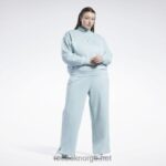 kvinner sjøsiden grå 2X42N749 Reebok klassisk fransk frottégenser i bomull (plus size) - Bilde 2