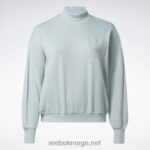 kvinner sjøsiden grå 2X42N749 Reebok klassisk fransk frottégenser i bomull (plus size) - Bilde 6
