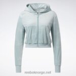 kvinner sjøsiden grå 2X42N785 Reebok classics energy q4 genser med glidelås i velour - Bilde 8