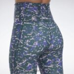 kvinner Skoggrønn 2X42N620 Reebok lux 2.0 speckle moderne safari-leggings - Bilde 6