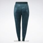 kvinner Skoggrønn 2X42N886 Reebok classics energy q4 velurbukser (plus size) - Bilde 8