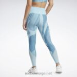 kvinner stålblå s23-r 2X42N395 Reebok lux utføre leggings - Bilde 3