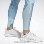 kvinner stålblå s23-r 2X42N395 Reebok lux utføre leggings - Bilde 5