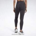 kvinner svart 2X42N100 Reebok lux tights med høy midje - Bilde 3