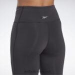 kvinner svart 2X42N100 Reebok lux tights med høy midje - Bilde 5